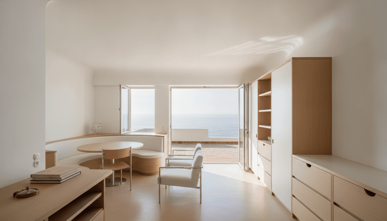 La villa E-1027 d’Eileen Gray à Roquebrune-Cap-Martin : leçons d’intérieur d’une maison au bord de mer